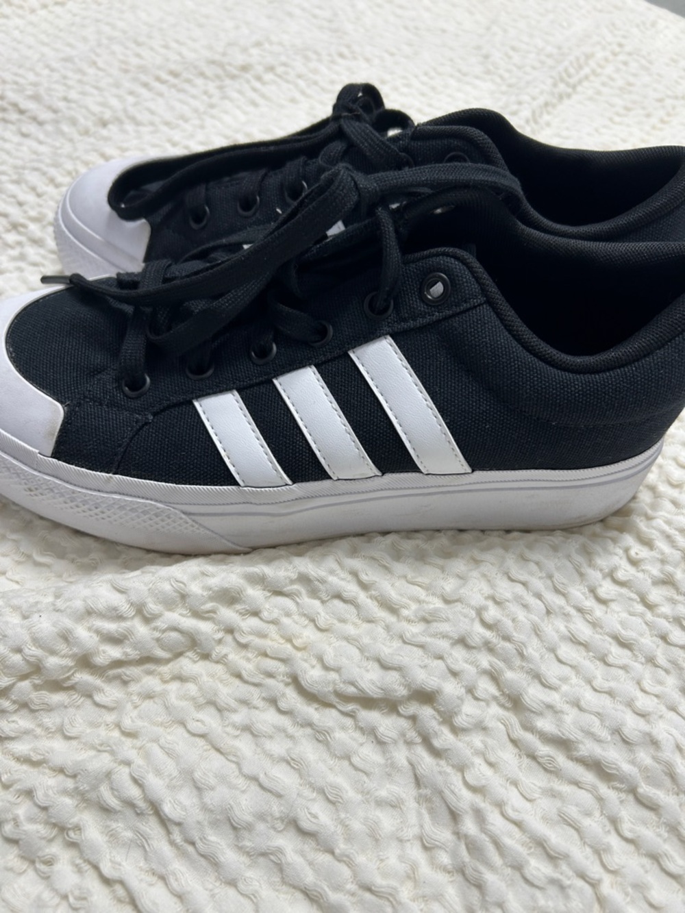 adidas Black and White Low-Top Sneakers